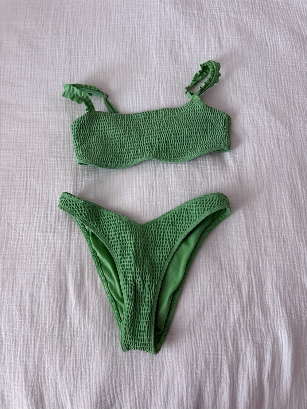 Hollister green bikini size xs